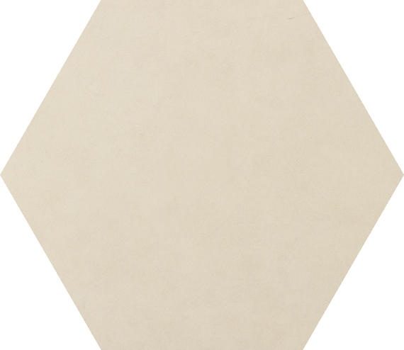 24x20 Bee Hive Hexagon  Natural Concrete-Look Matte Smooth Porcelain Tile Warm Beige
