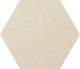 24x20 Bee Hive Hexagon  Natural Concrete-Look Matte Smooth Porcelain Tile Warm Beige