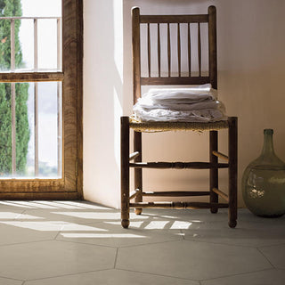 Warm Beige - 24x20 Bee Hive Hexagon Natural Concrete-Look Matte Smooth Porcelain Tile