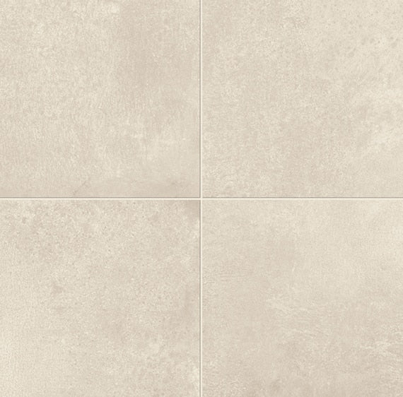 24x24 Chord  Natural Concrete-Look Polished Smooth Porcelain Tile Soft Beige