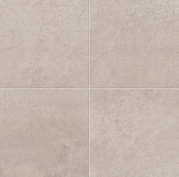 24x24 Chord  Natural Concrete-Look Polished Smooth Porcelain Tile Light Greige