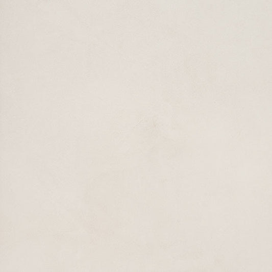 24x24 Block  Natural Concrete-Look Matte Smooth Porcelain Tile White Ivory