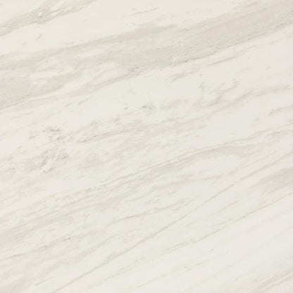 24x24 Perpetuo  Natural Marble-Look Matte Smooth Porcelain Tile Soft White