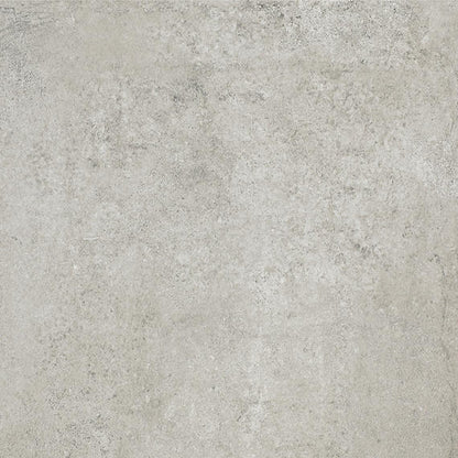 24x24 Historic Limestone  Natural Stone-Look Matte Textured Porcelain Tile Soft Gray