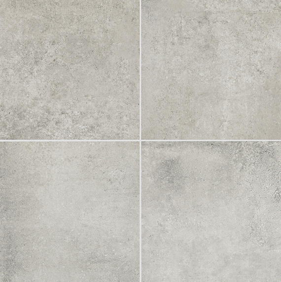 24x24 Historic Limestone  Natural Stone-Look Matte Textured Porcelain Tile Soft Gray