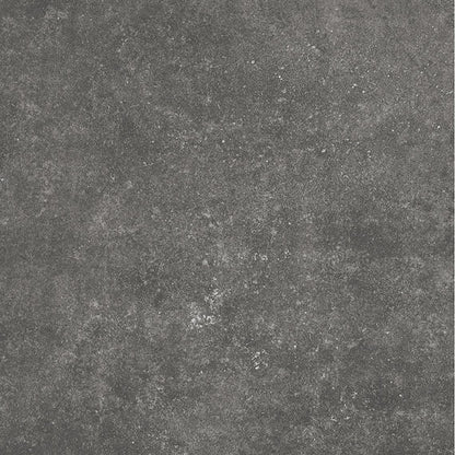 24x24 Historic Limestone  Natural Stone-Look Matte Textured Porcelain Tile Dark Gray
