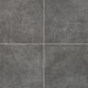 24x24 Historic Limestone  Natural Stone-Look Matte Textured Porcelain Tile Dark Gray