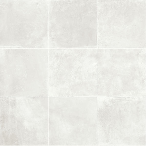 24x24 Portfolio  Natural Concrete-Look Matte Smooth Porcelain Tile Pale White