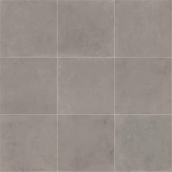 24x24 Portfolio  Natural Concrete-Look Matte Smooth Porcelain Tile Taupe Gray