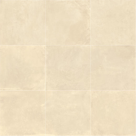 24x24 Portfolio  Natural Concrete-Look Matte Smooth Porcelain Tile Cream Beige