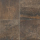 24x24 Slate Attache  Natural Stone-Look Matte Smooth Porcelain Tile Rust Brown