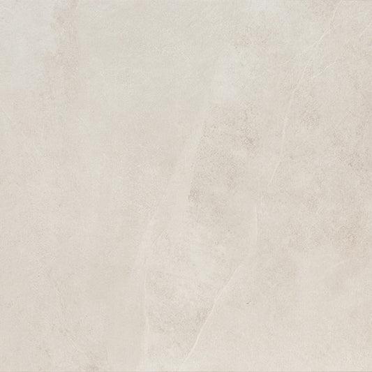 24x24 Delegate  Natural Stone-Look Matte Smooth Porcelain Tile Warm Cream