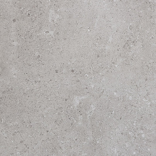 24x24 Dignitary  Natural Stone-Look Matte Smooth Porcelain Tile Cool Gray