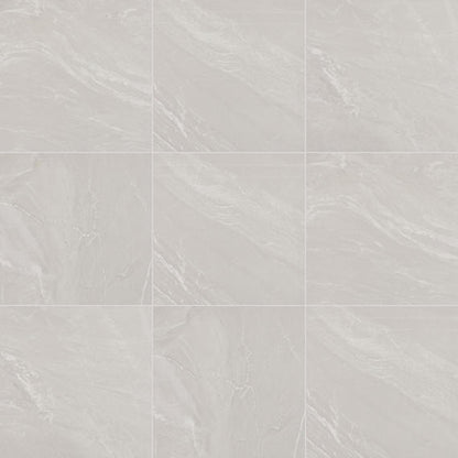 24x24 Vertuo Light Veining  Natural Stone-Look Matte Smooth Porcelain Tile Soft Beige