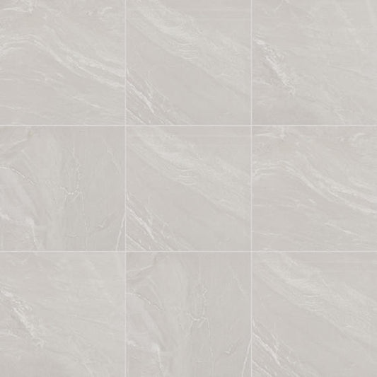 24x24 Vertuo Light Veining  Natural Stone-Look Matte Smooth Porcelain Tile Soft Beige