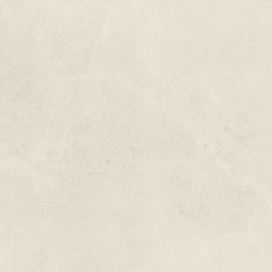 24x24 Modern Formation  Natural Stone-Look Matte Smooth Porcelain Tile White