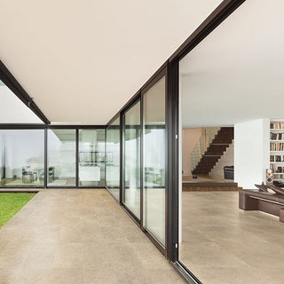 Brown Gray - 24x24 Modern Formation Natural Stone-Look Matte Smooth Porcelain Tile