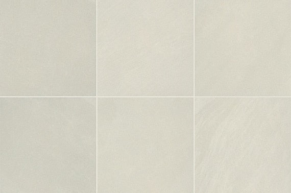 24x24 Modern Oasis  Natural Stone-Look Matte Smooth Porcelain Tile Off White