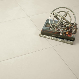 Off White - 24x24 Modern Oasis Natural Stone-Look Matte Smooth Porcelain Tile