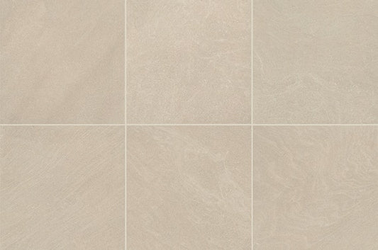 24x24 Modern Oasis  Natural Stone-Look Matte Smooth Porcelain Tile Beige