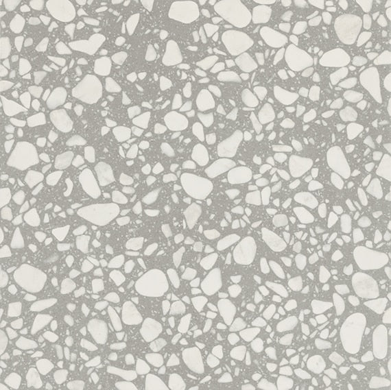 24x24 Outlander  Natural Terrazzo-Look Matte Smooth Porcelain Tile Light Gray