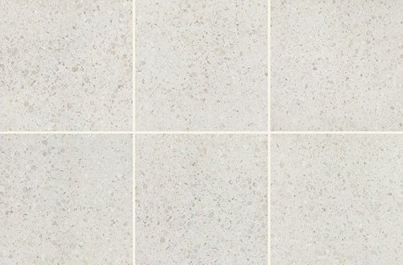 24x24 Outlander Fragment Shard  Natural Terrazzo-Look Matte Smooth Porcelain Tile Light Beige