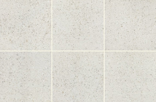 24x24 Outlander Fragment Shard  Natural Terrazzo-Look Matte Smooth Porcelain Tile Light Beige