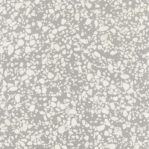 24x24 Outlander Fragment Shard  Natural Terrazzo-Look Matte Smooth Porcelain Tile Cool Gray
