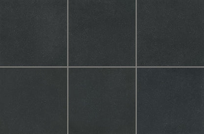 24x24 Outlander Speckled  Natural Stone-Look Matte Smooth Porcelain Tile Charcoal Black