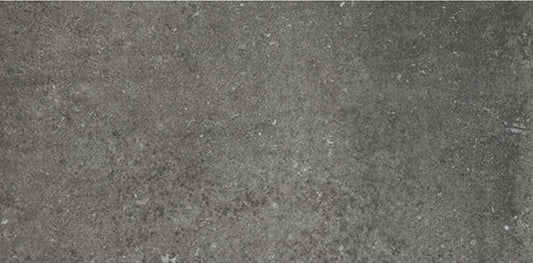 24x48 Historic Limestone  Natural Stone-Look Matte Textured Porcelain Tile Dark Gray