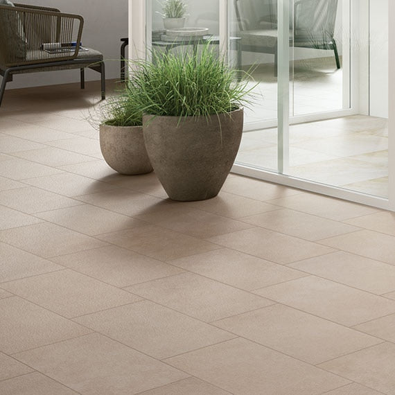 24x48 Haut Monde  Natural Stone-Look Matte Smooth Porcelain Tile Cream Beige