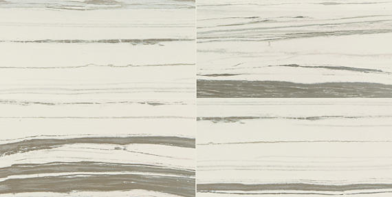 24x48 Vertuo Light Veining  Natural Stone-Look Matte Smooth Porcelain Tile Striped Gray