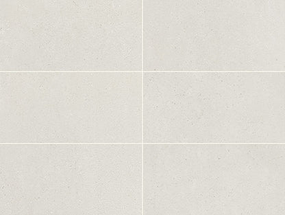 24x48 Outlander Speckled  Natural Stone-Look Matte Smooth Porcelain Tile Ivory