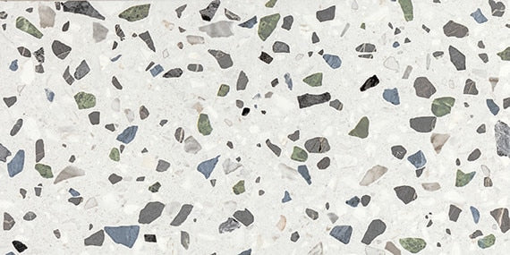 24x48 Outlander  Natural Terrazzo-Look Matte Smooth Porcelain Tile Stone Mix