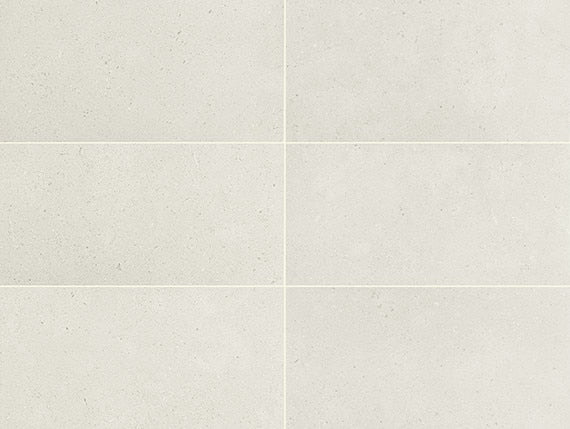 24x48 Outlander Speckled  Natural Stone-Look Matte Smooth Porcelain Tile Soft White