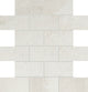 2x4 Modern Hearth  Mosaic Concrete-Look Matte Smooth Porcelain Tile Ivory Beige
