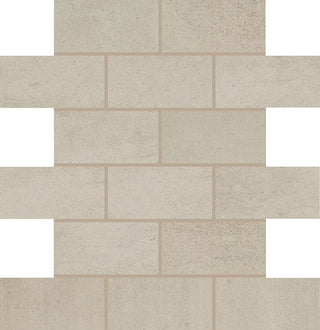 12x12 Modern Hearth Mosaic Concrete-Look Matte Smooth Porcelain Tile