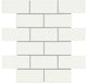 2x4 Artezen Subway Pattern  Mosaic Solid-Color Glossy Smooth Ceramic Tile Elegant White
