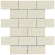 2x4 Artezen Subway Pattern  Mosaic Solid-Color Glossy Smooth Ceramic Tile Sand Beige