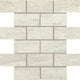 2x4 Advantage  Mosaic Natural-Look Matte Smooth Ceramic Tile White