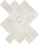 2x4 Archaia Herringbone  Mosaic Stone-Look Matte Smooth Porcelain Tile Beige