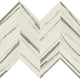 2x5 Vertuo Chevron Light Veining  Mosaic Stone-Look Matte Smooth Porcelain Tile Striped Gray