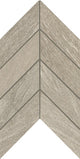 2x5 Montesano Chevron  Mosaic Stone-Look Matte Textured Porcelain Tile Light Brown