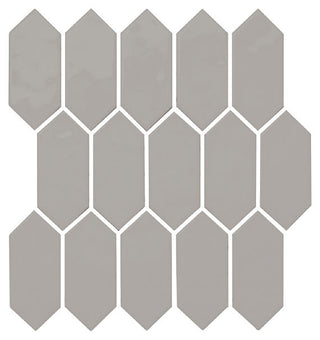 11x12 Mythology Picket Mosaic Solid-Color Glossy Smooth Ceramic Tile