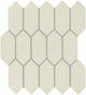 2x5 Artezen Picket  Mosaic Solid-Color Glossy Smooth Ceramic Tile Sand Beige