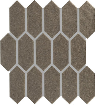 11x12 Artezen Picket Mosaic Solid-Color Glossy Smooth Ceramic Tile
