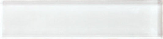 2x8 Color Appeal Natural Solid-Color Glossy Smooth Glass Tile