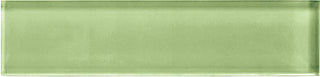 2x8 Color Appeal Natural Solid-Color Glossy Smooth Glass Tile