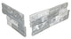 6x24 Stacked Stone Random Pattern  Natural Stone-Look Matte Riven Quartzite Tile Silver Ice
