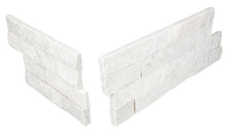 6x24 Stacked Stone Random Pattern Natural Stone-Look Matte Riven Quartzite Tile
